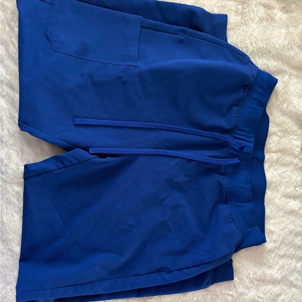 Blue Jogger Scrub Pants